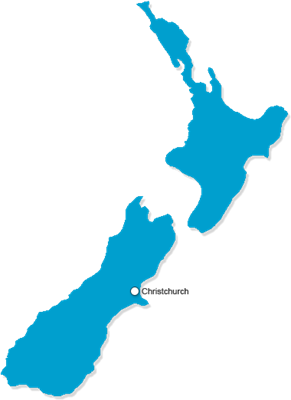 Christchurch Map